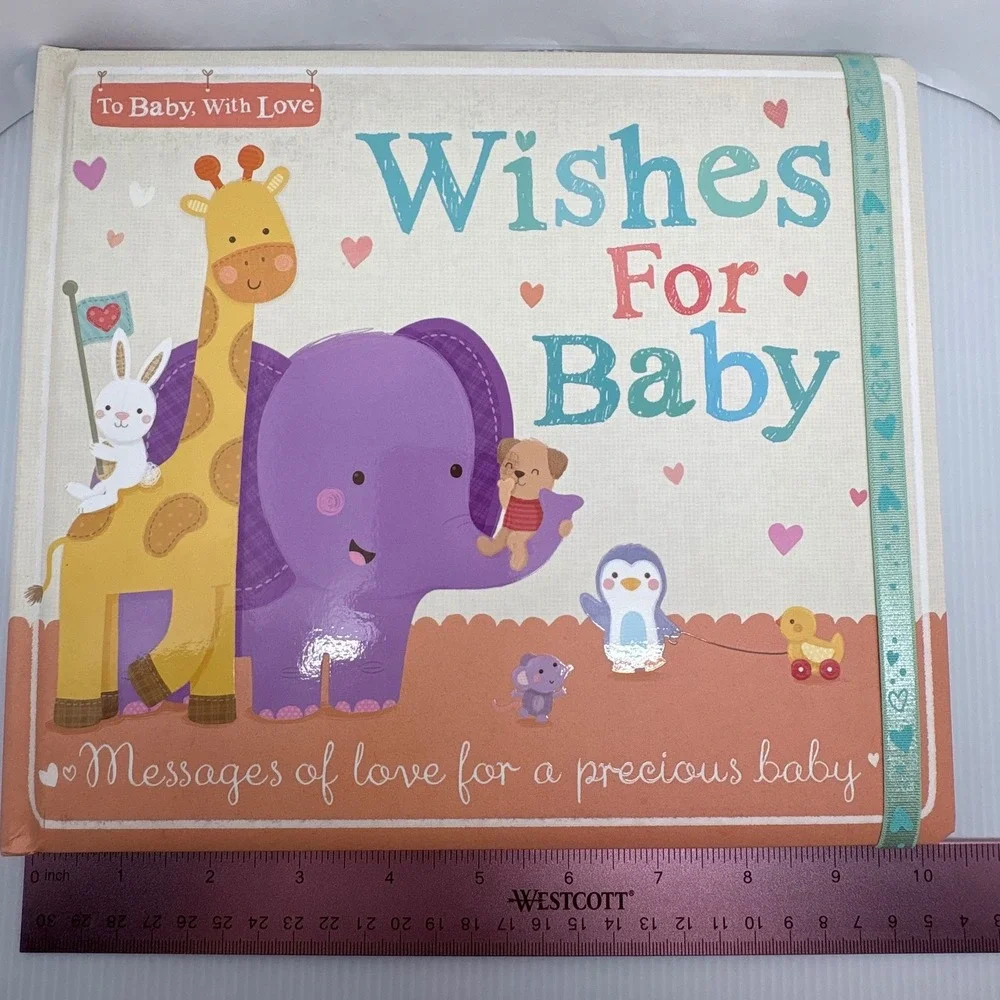 Wishes For Baby Tiger Tales Keepsake Memory Book Baby‎ Shower Gift New Mom